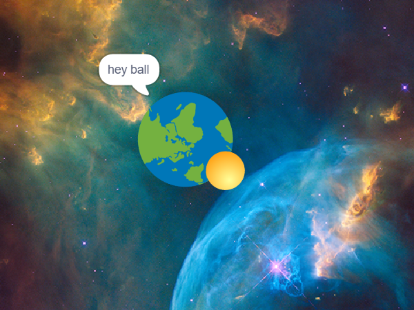 Ball and Earth